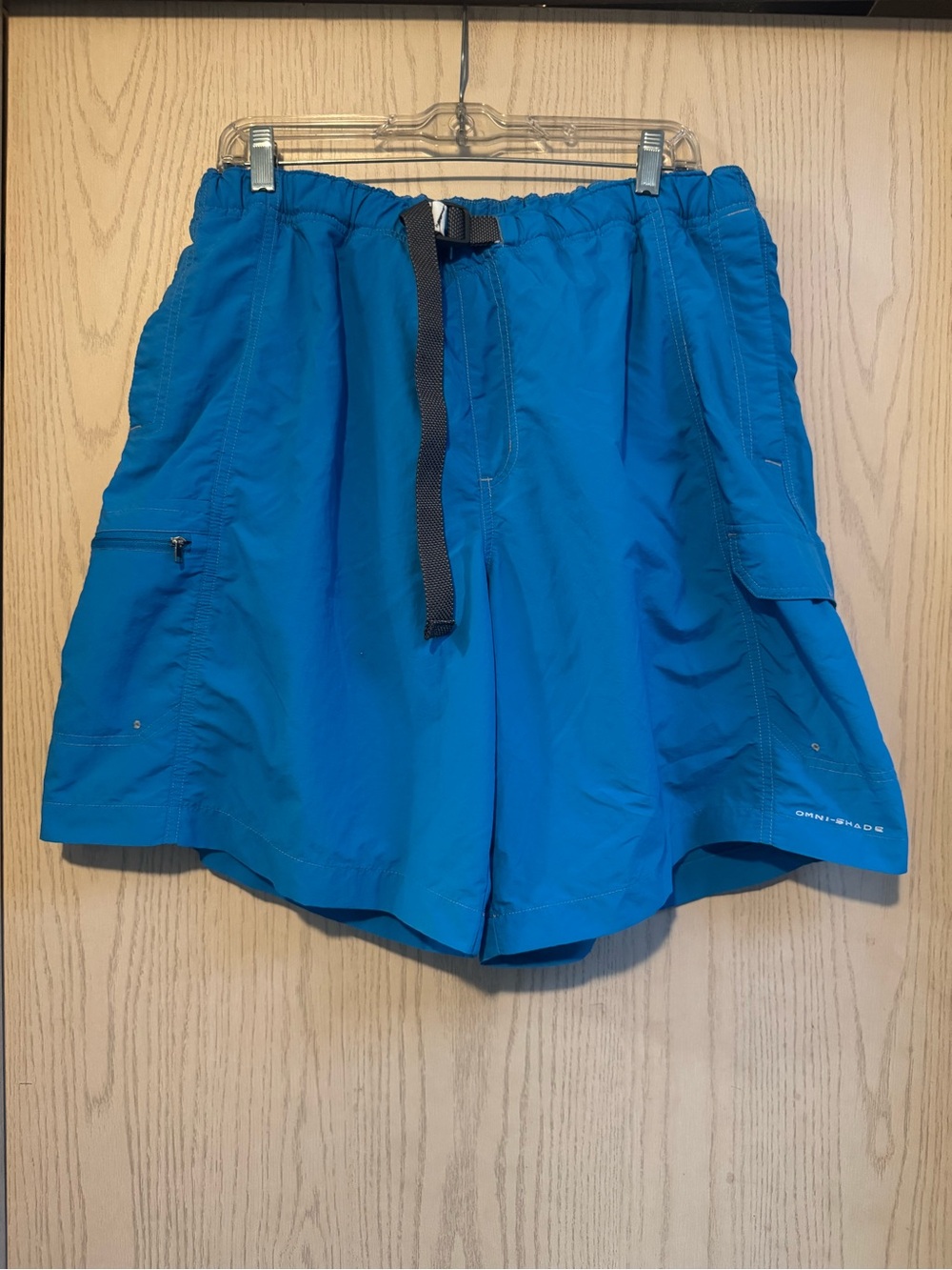 Men’s Columbia Blue Omni-Shade Swim Shorts size XL